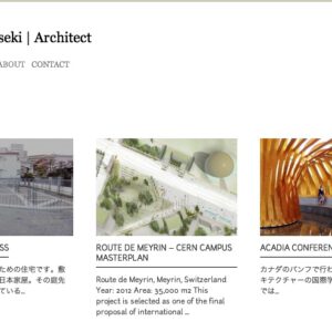 Takehiko Iseki | Architect – 井関 武彦 | 建築家
